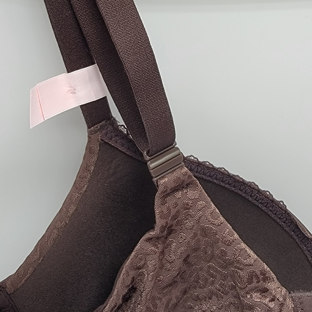 Victoria's Secret Body by Victoria Push Up Bra 36C French Roast Brown Leopard - Picture 8 of 9